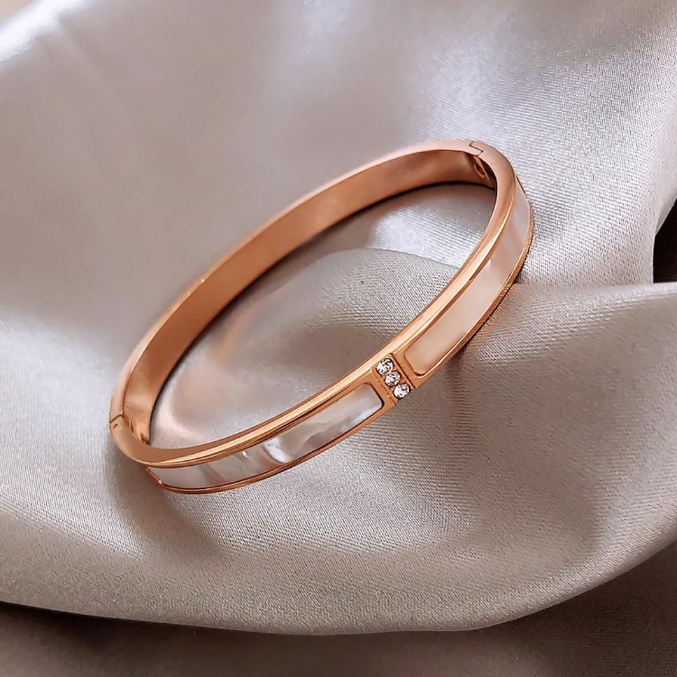 MYKI Gorgeous Rosegold Kada Combo Bracelet (MKBRAD301-MKBRAD267RG-MKBRAD278RG)