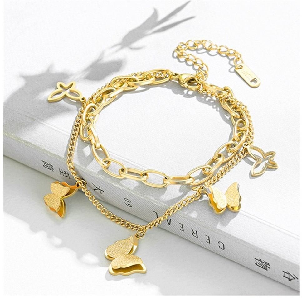 MYKI Amazing Butterfly Chain Bracelet (MKBRAD345)