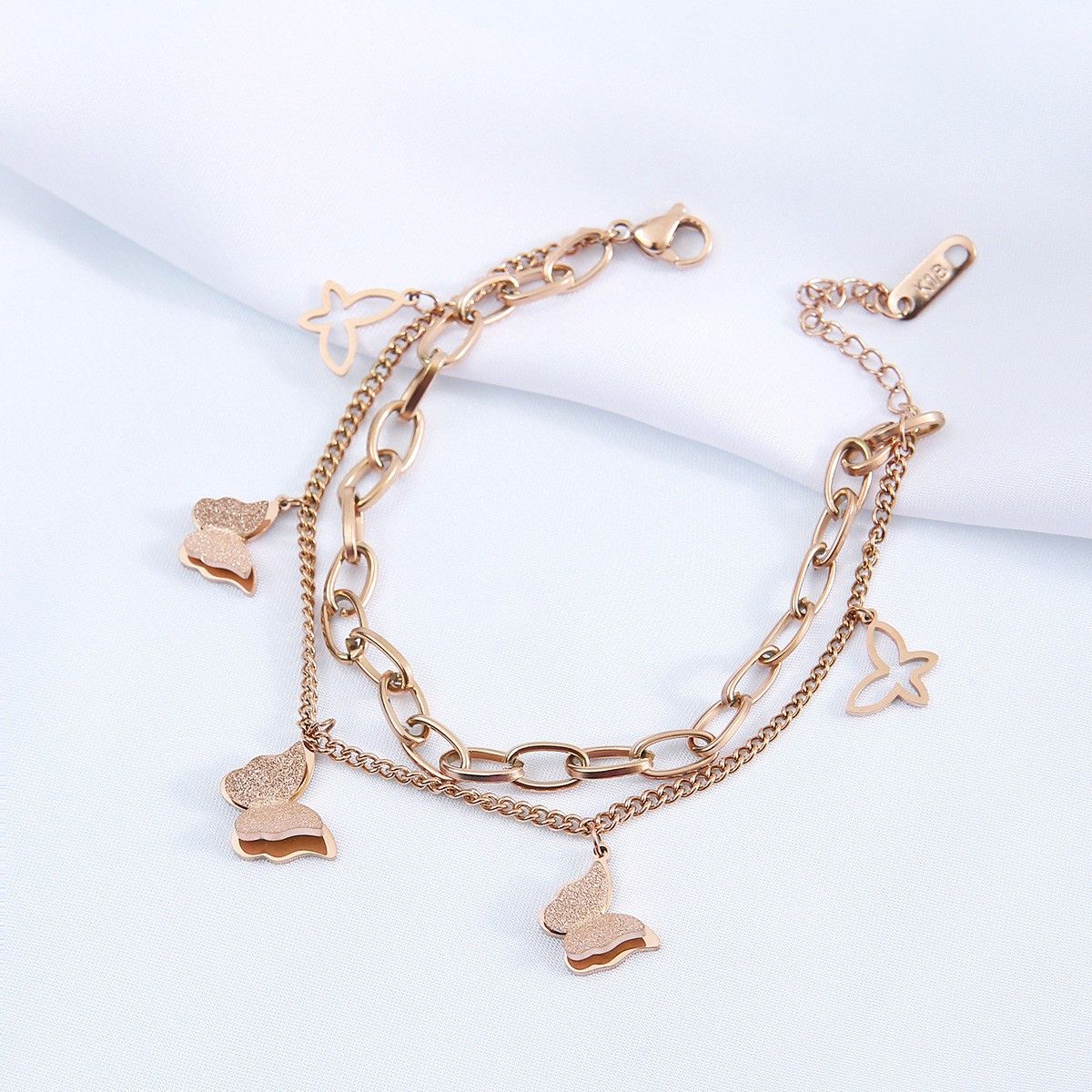MYKI Amazing Butterfly Chain Bracelet (MKBRAD345)