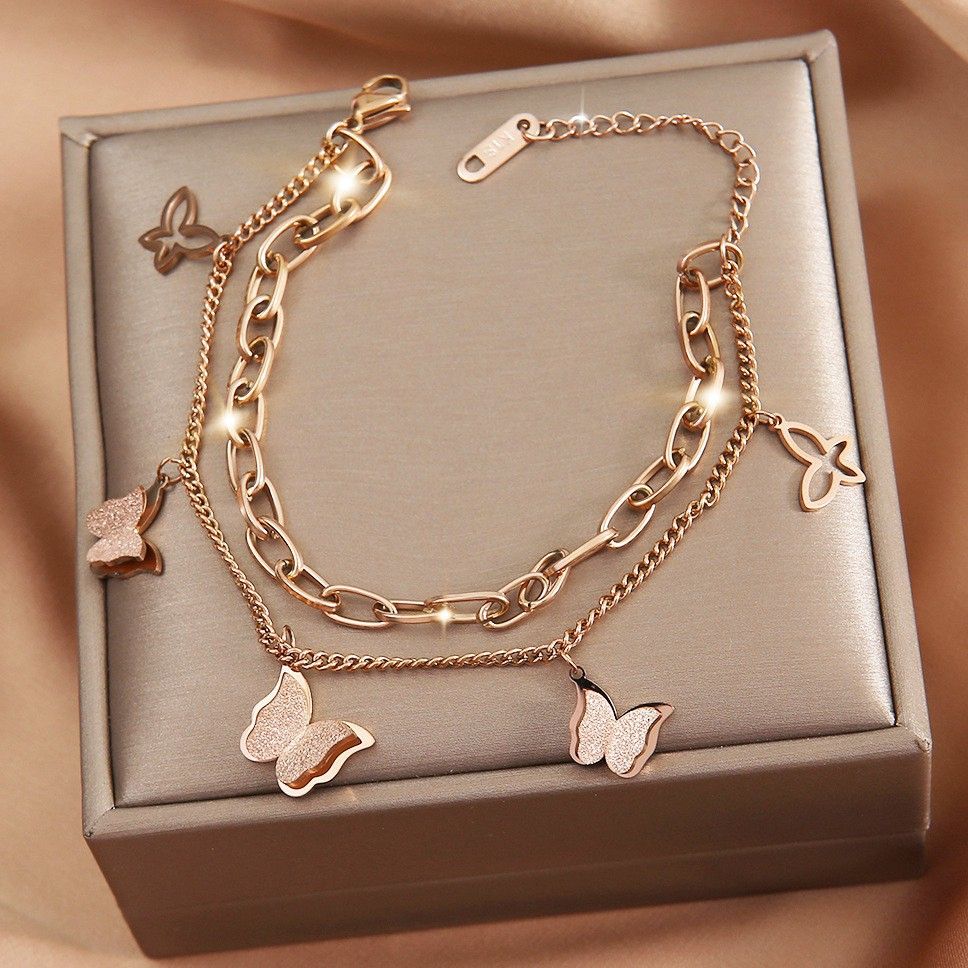 MYKI Amazing Butterfly Chain Bracelet (MKBRAD345)