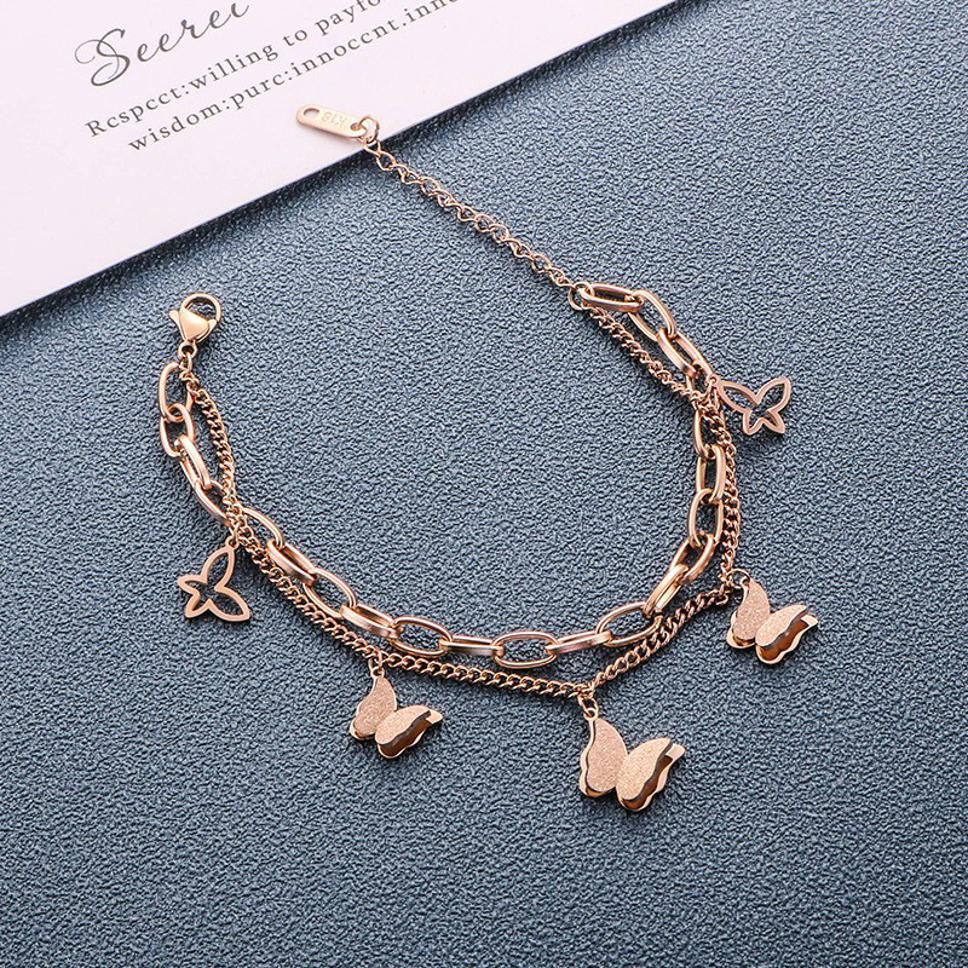 MYKI Amazing Butterfly Chain Bracelet (MKBRAD345)