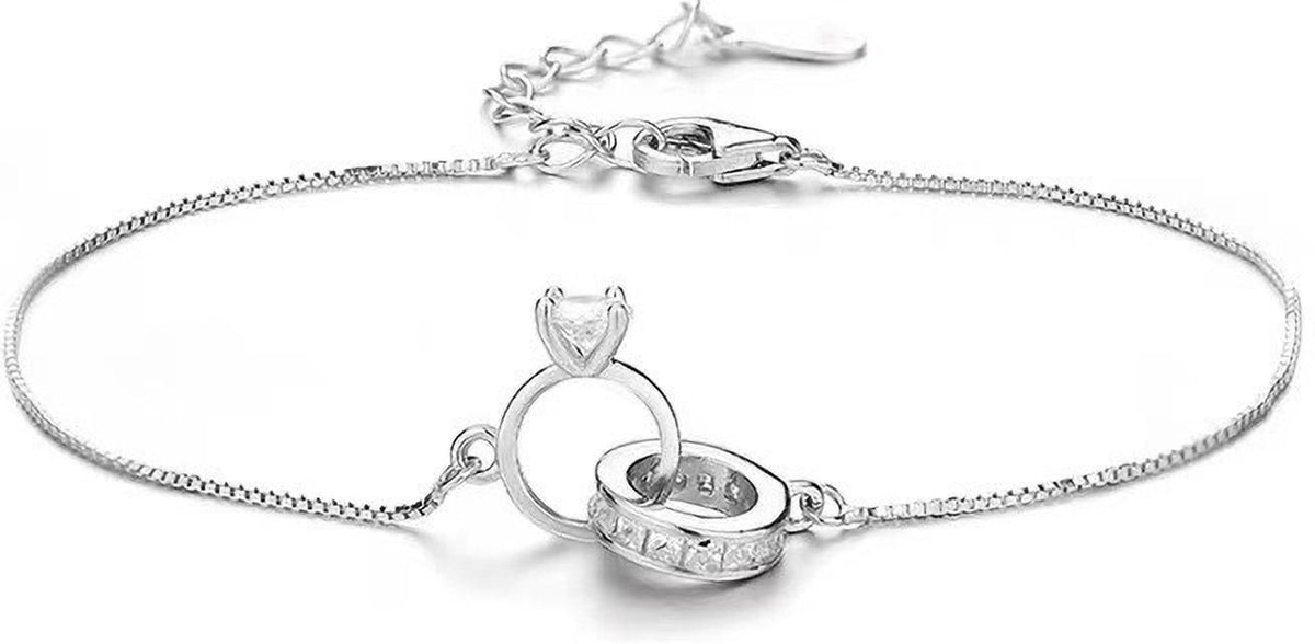 MYKI Valentine Elegant Proposal Ring Bracelet (MKBRAD346S)