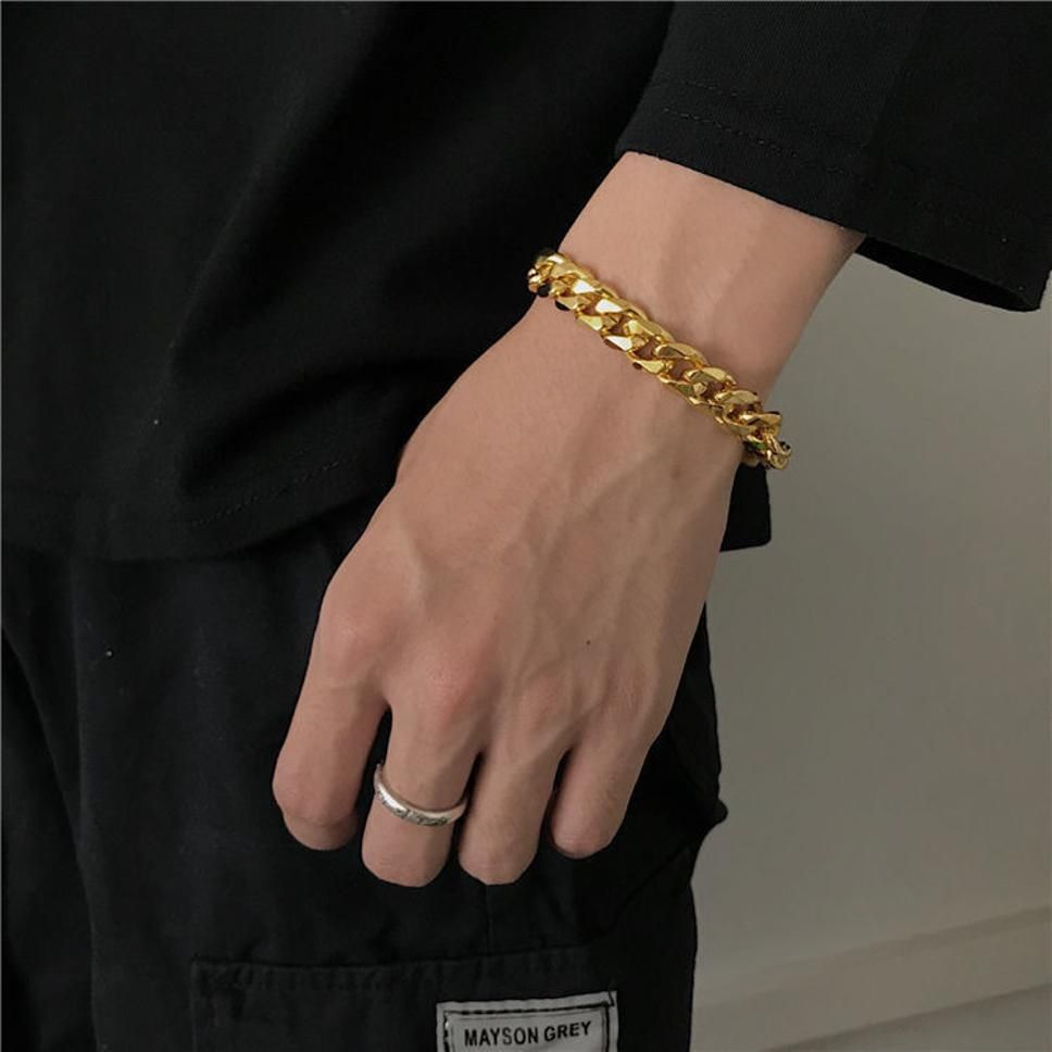 MYKI Very Stylish Anchor Gold Bracelet (MKBRAD352G)
