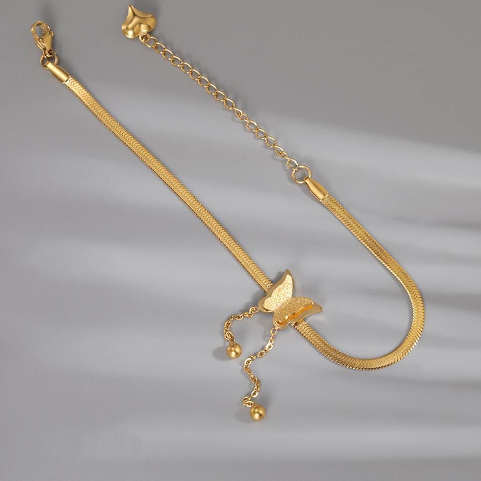 MYKI Chain Butterfly Bracelet (MKBRAD370G)