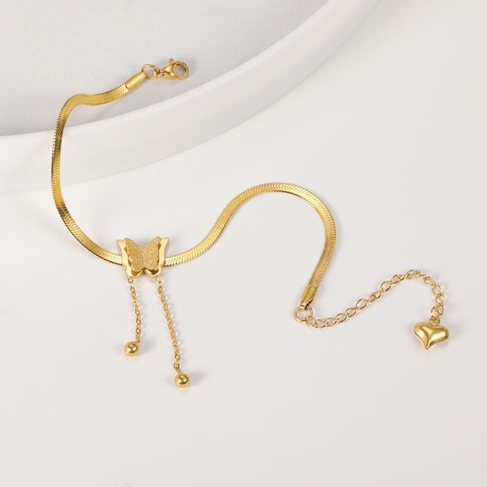MYKI Chain Butterfly Bracelet (MKBRAD370G)