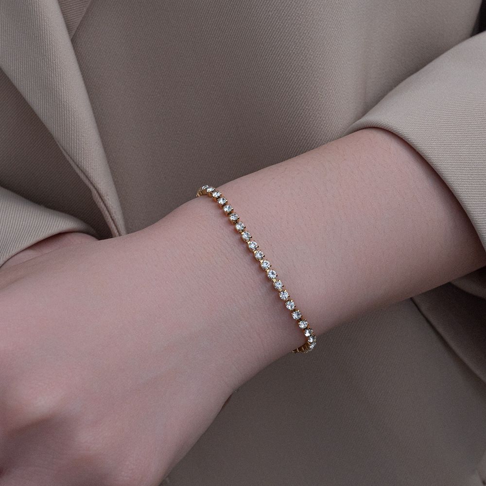 MYKI Solitaire Diamond Bracelet (MKBRAD396G)