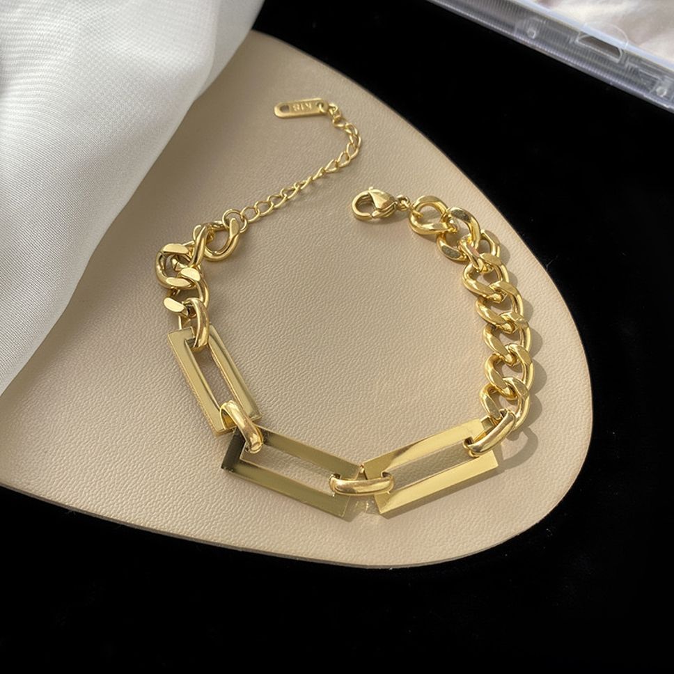 MYKI Geometrical Charm Bracelet (MKBRAD441G)