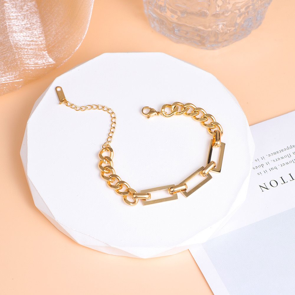 MYKI Geometrical Charm Bracelet (MKBRAD441G)