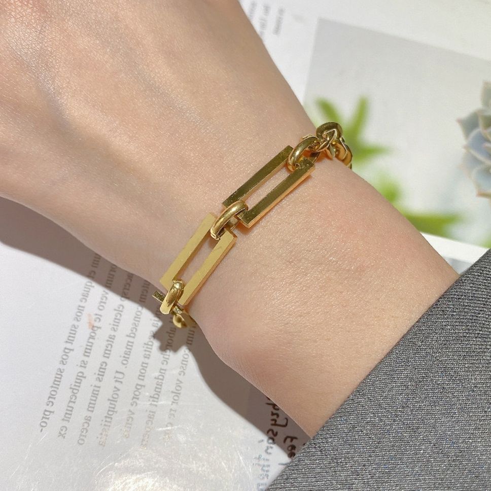 MYKI Geometrical Charm Bracelet (MKBRAD441G)