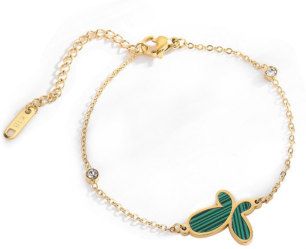 MYKI Butterfly Charm Bracelet (MKBRAD442G)