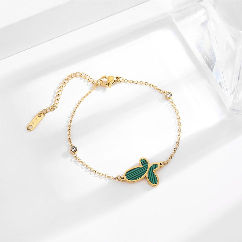 MYKI Butterfly Charm Bracelet (MKBRAD442G)