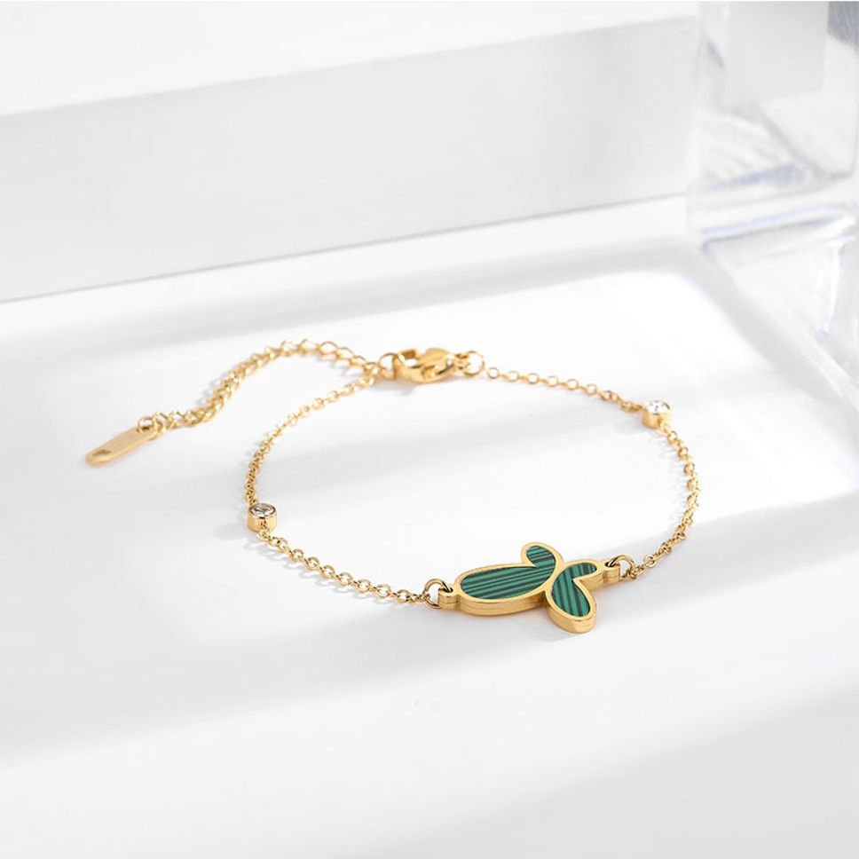 MYKI Butterfly Charm Bracelet (MKBRAD442G)