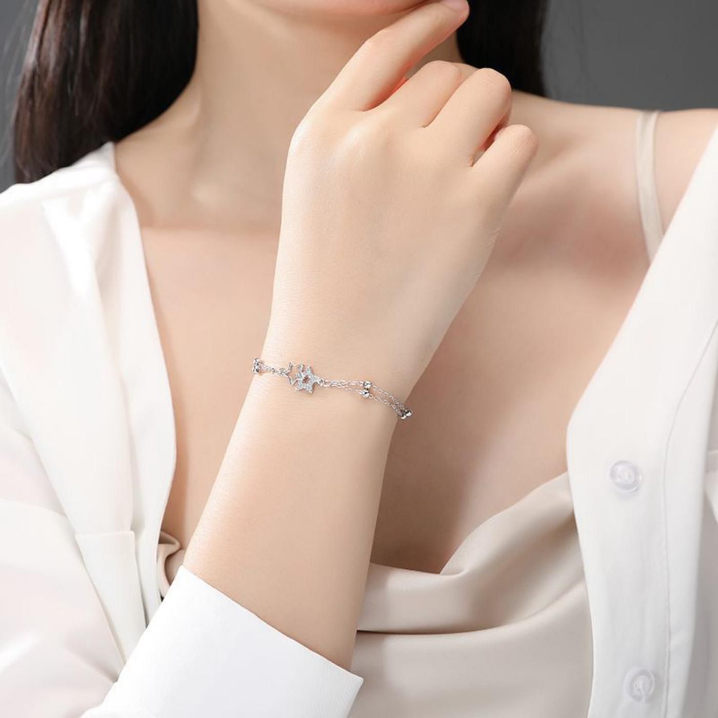 MYKI Beautiful Star Multi-Strand Fashionable Bracelet  (MKBRAD501S)