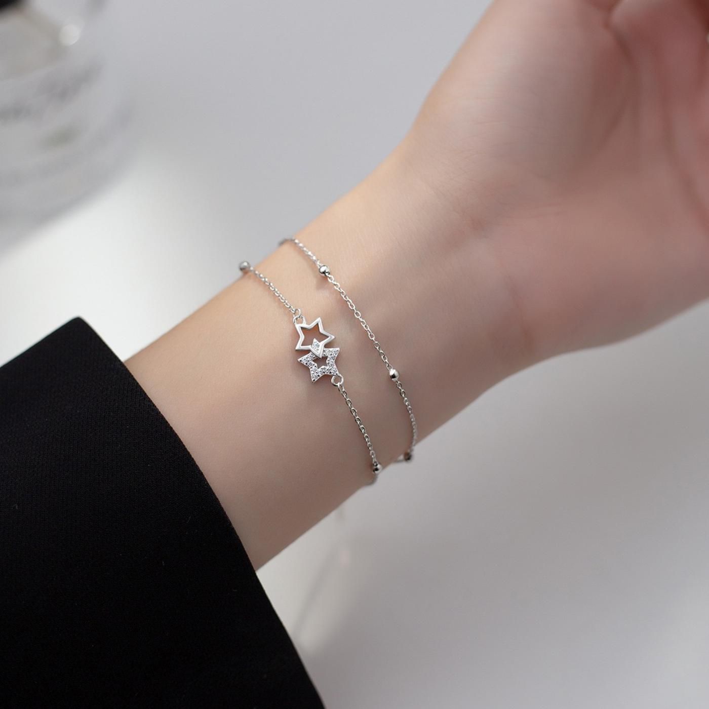 MYKI Beautiful Star Multi-Strand Fashionable Bracelet  (MKBRAD501S)