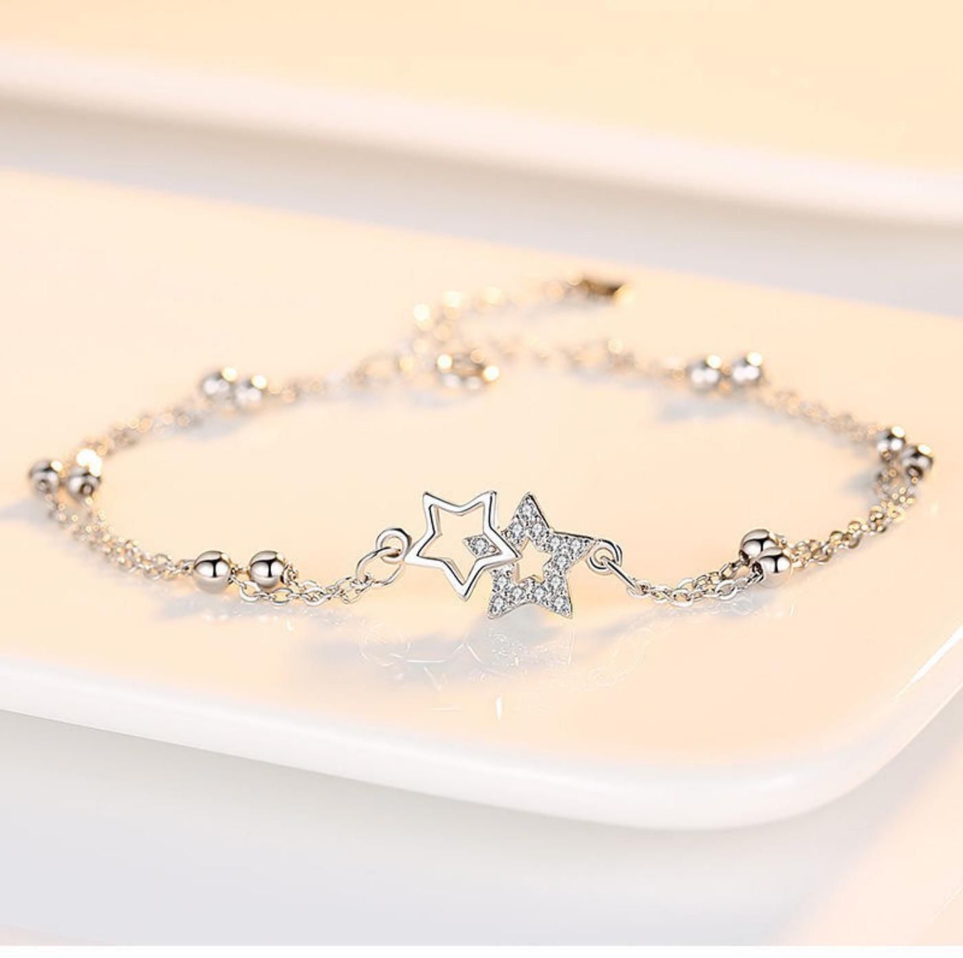 MYKI Beautiful Star Multi-Strand Fashionable Bracelet  (MKBRAD501S)