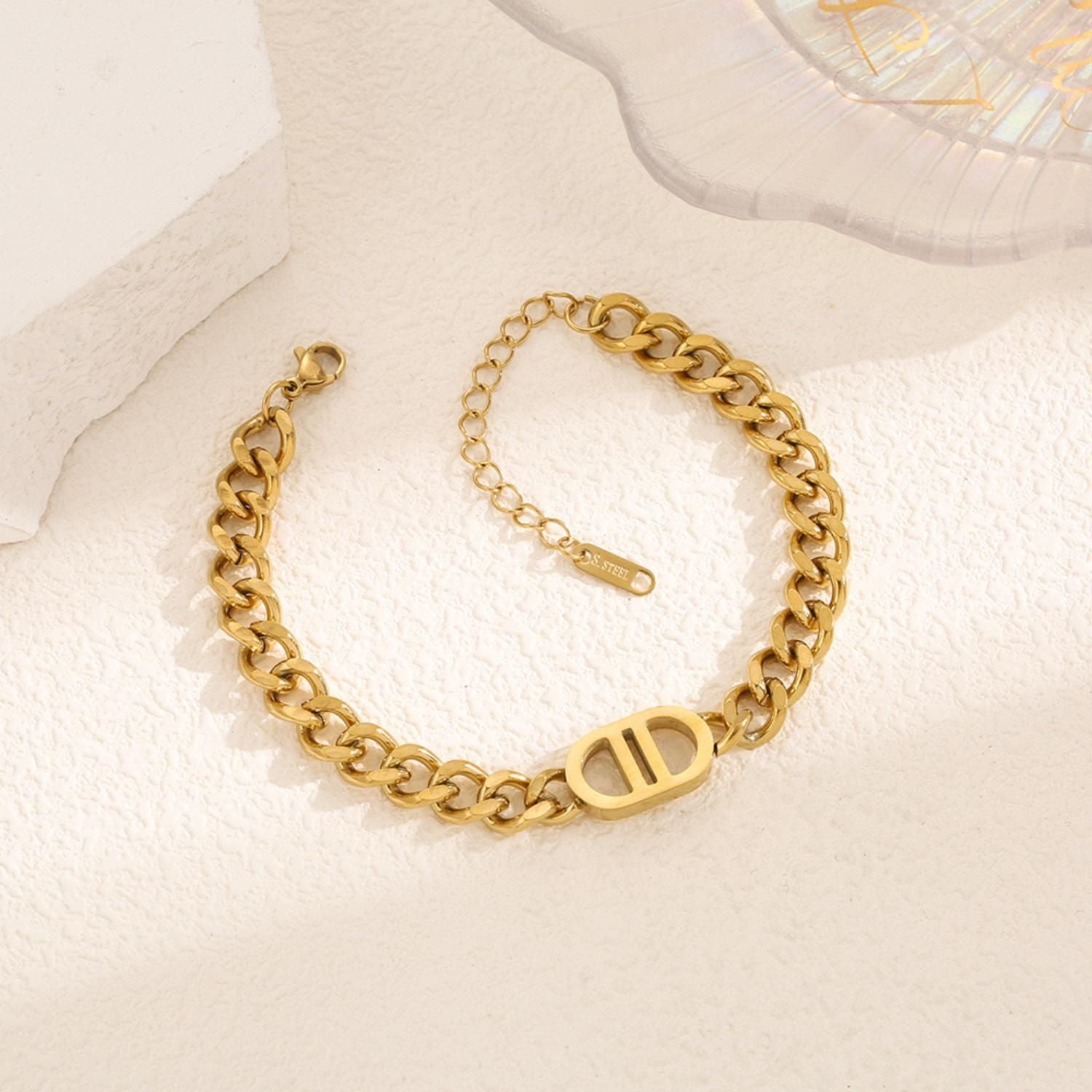 MYKI Sizzling Cuff Style Charm Bracelet  (MKBRAD511G)