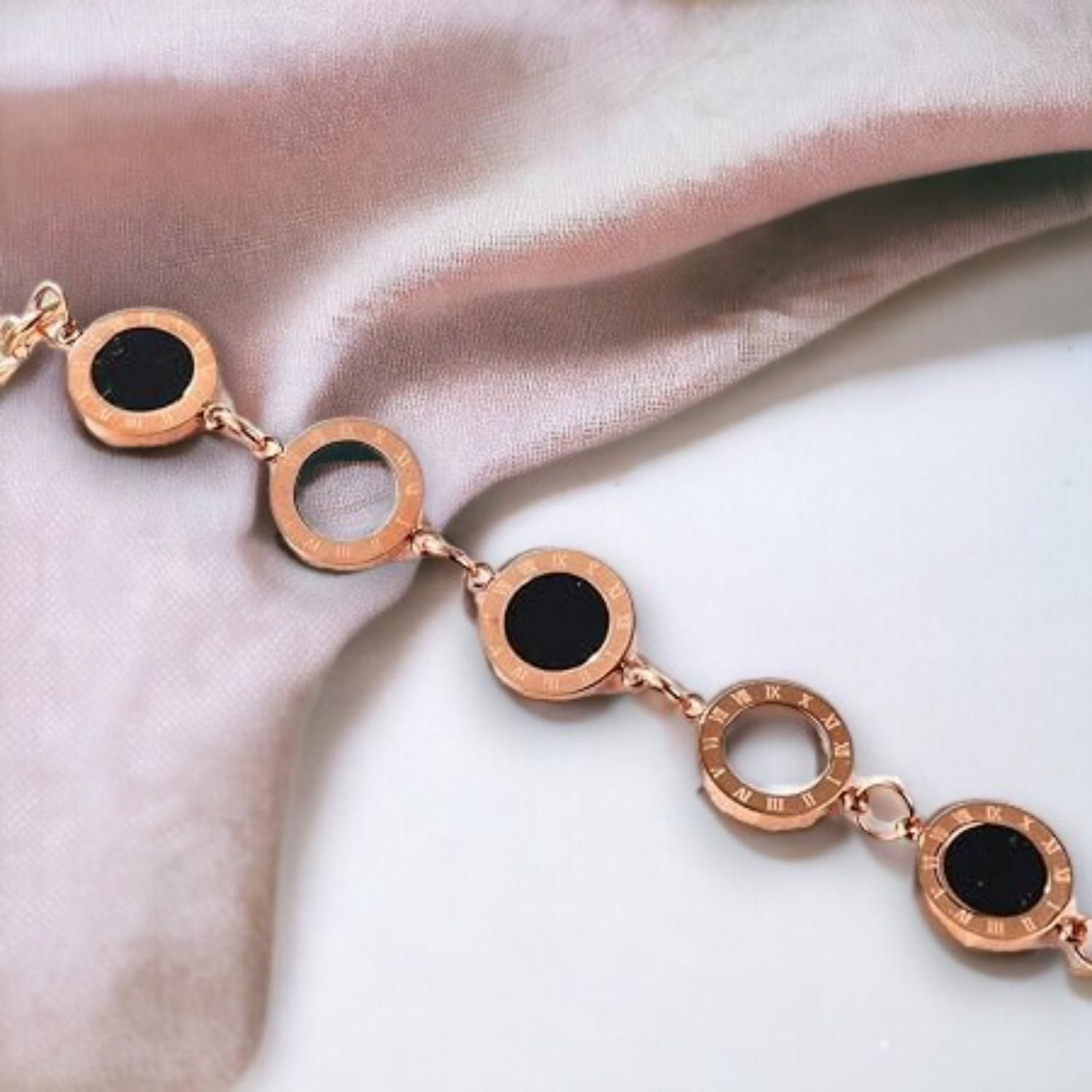 MYKI Lovely Roman Bracelet  (MKBRAD524RG)