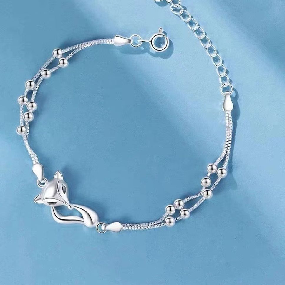 MYKI Appealing Kitty Multi Layer Loose Bracelet  (MKBRAD539S)