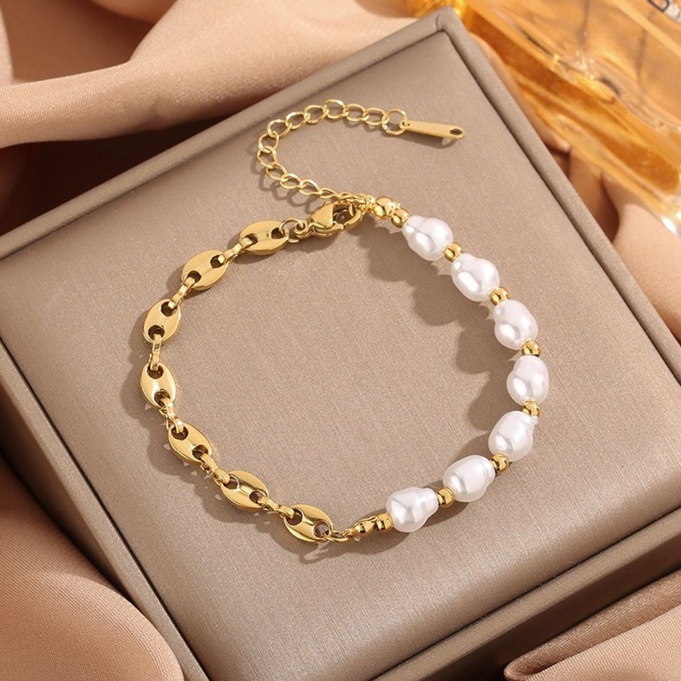 MYKI Pearl Bracelet  (MKBRAD552G)