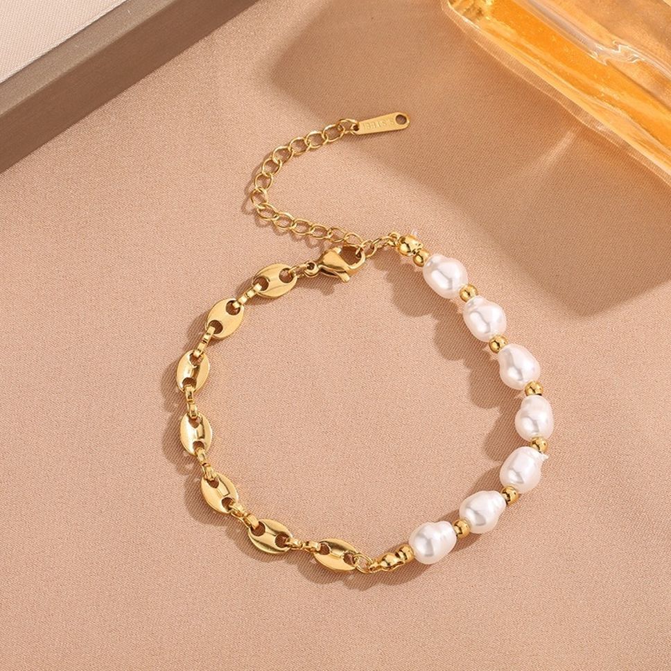 MYKI Pearl Bracelet  (MKBRAD552G)