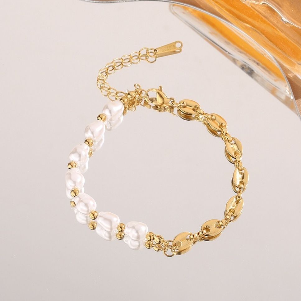 MYKI Pearl Bracelet  (MKBRAD552G)
