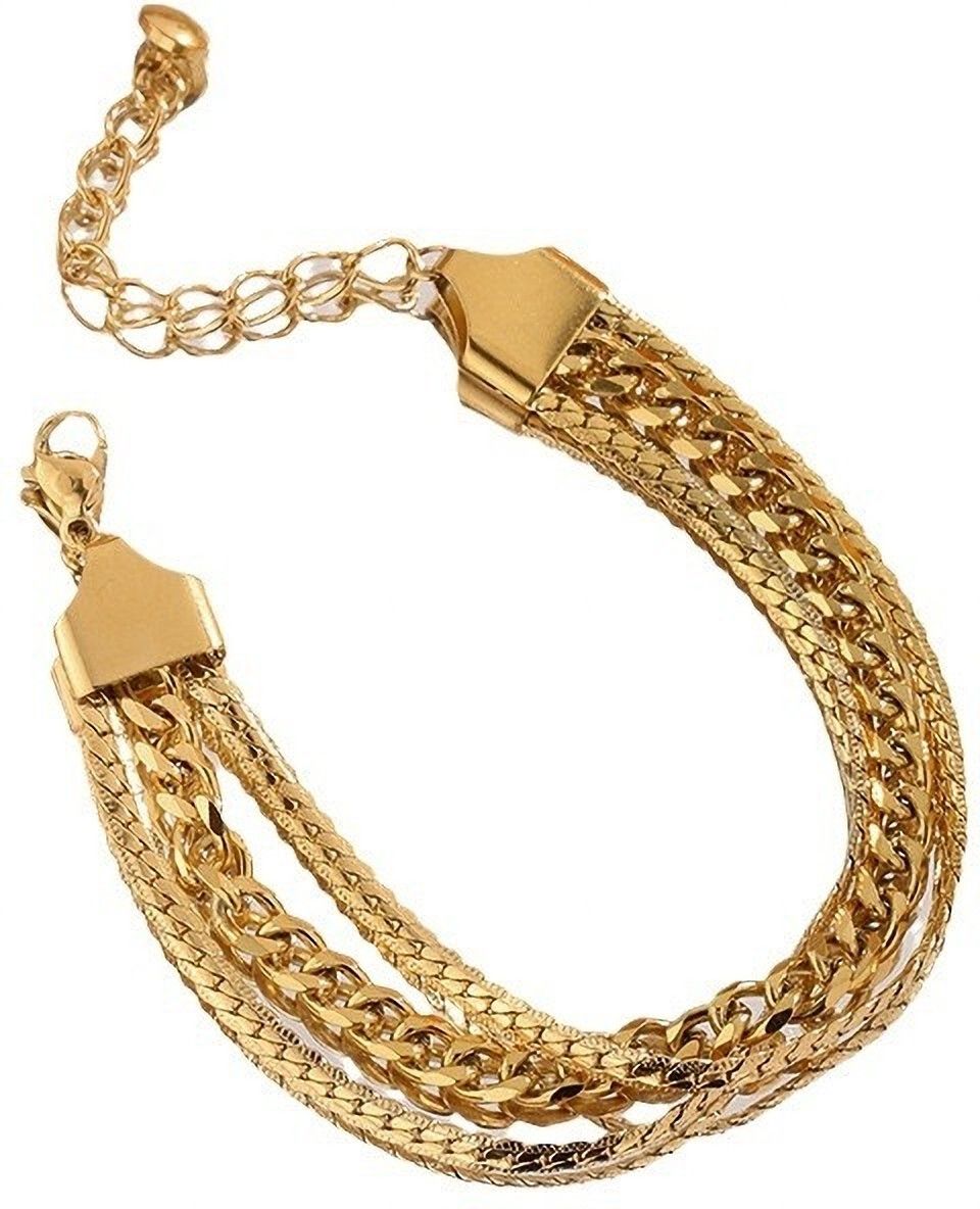 MYKI Multilayered Bracelet  (MKBRAD574G-CSS)