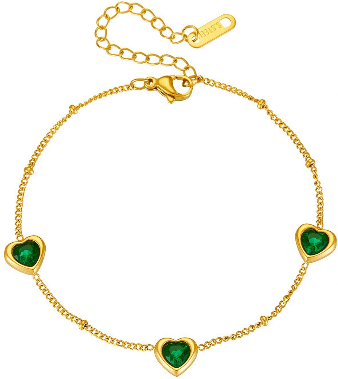 MYKI Charming Bracelet  (MKBRAD585G-GREEN-CSS)