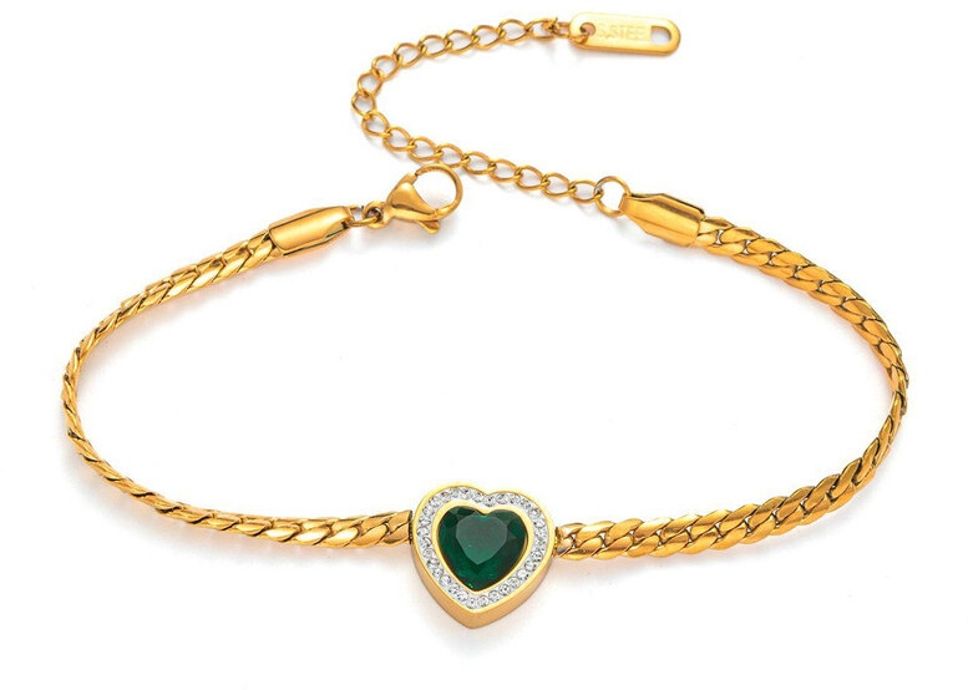 MYKI Sparkling Bracelet  (MKBRAD587G-GREEN-CSS)