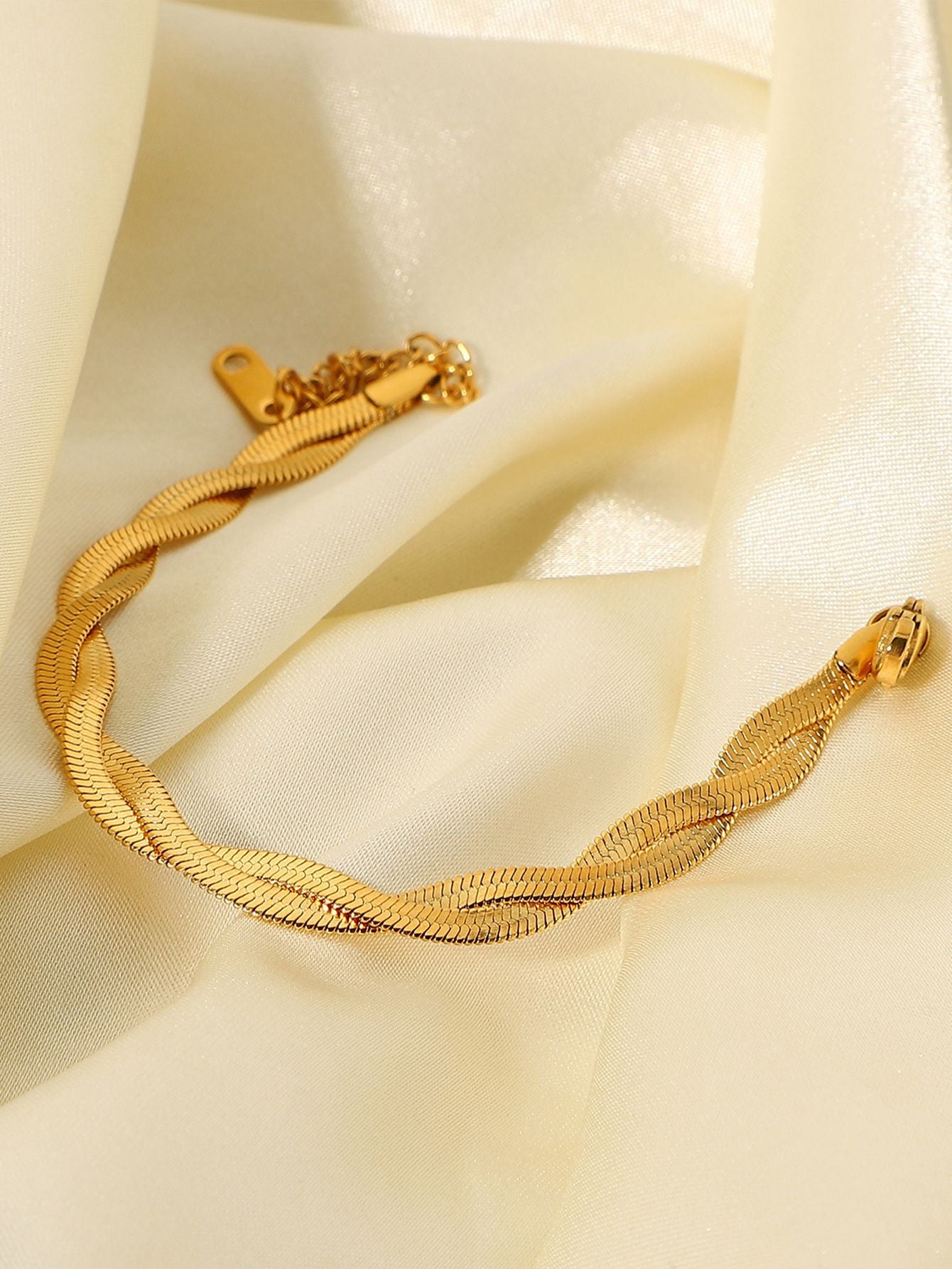 MYKI Snake Design Bracelet (MKBRAD633G-CSS)