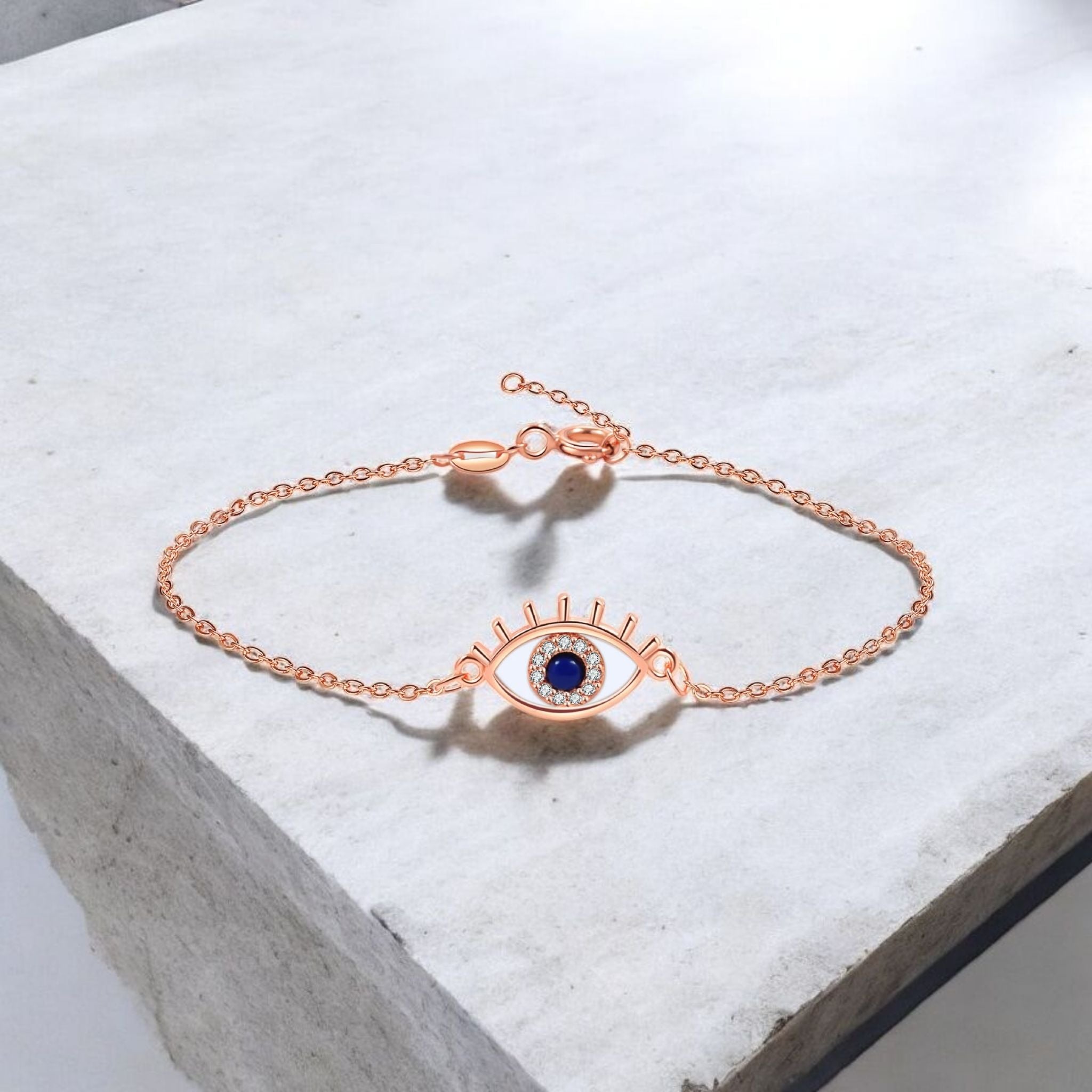 MYKI Evil Eye Bracelet (MKBRAD634RG-EMEI)
