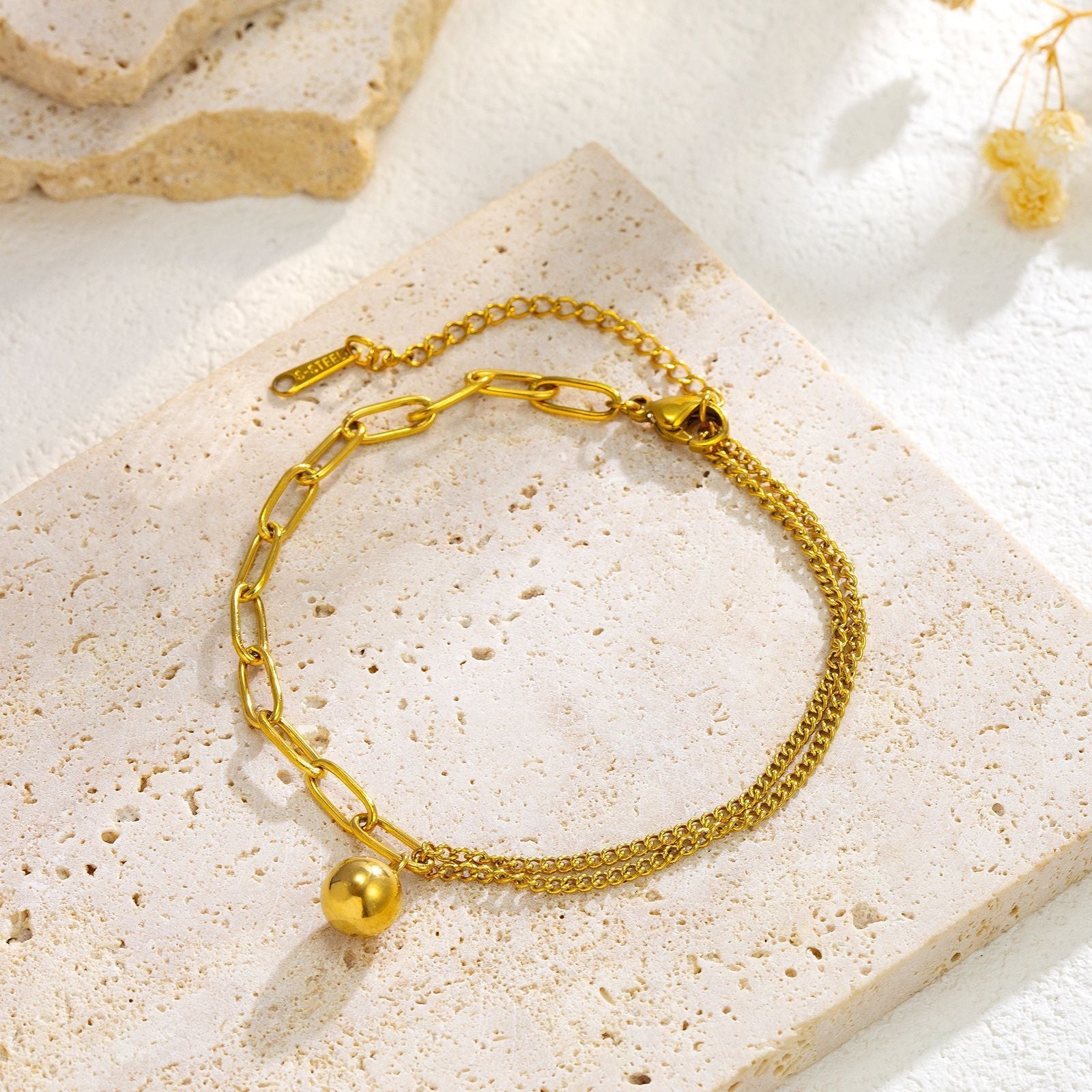 MYKI MultiLayered Bracelet (MKBRAD635G-CSS)