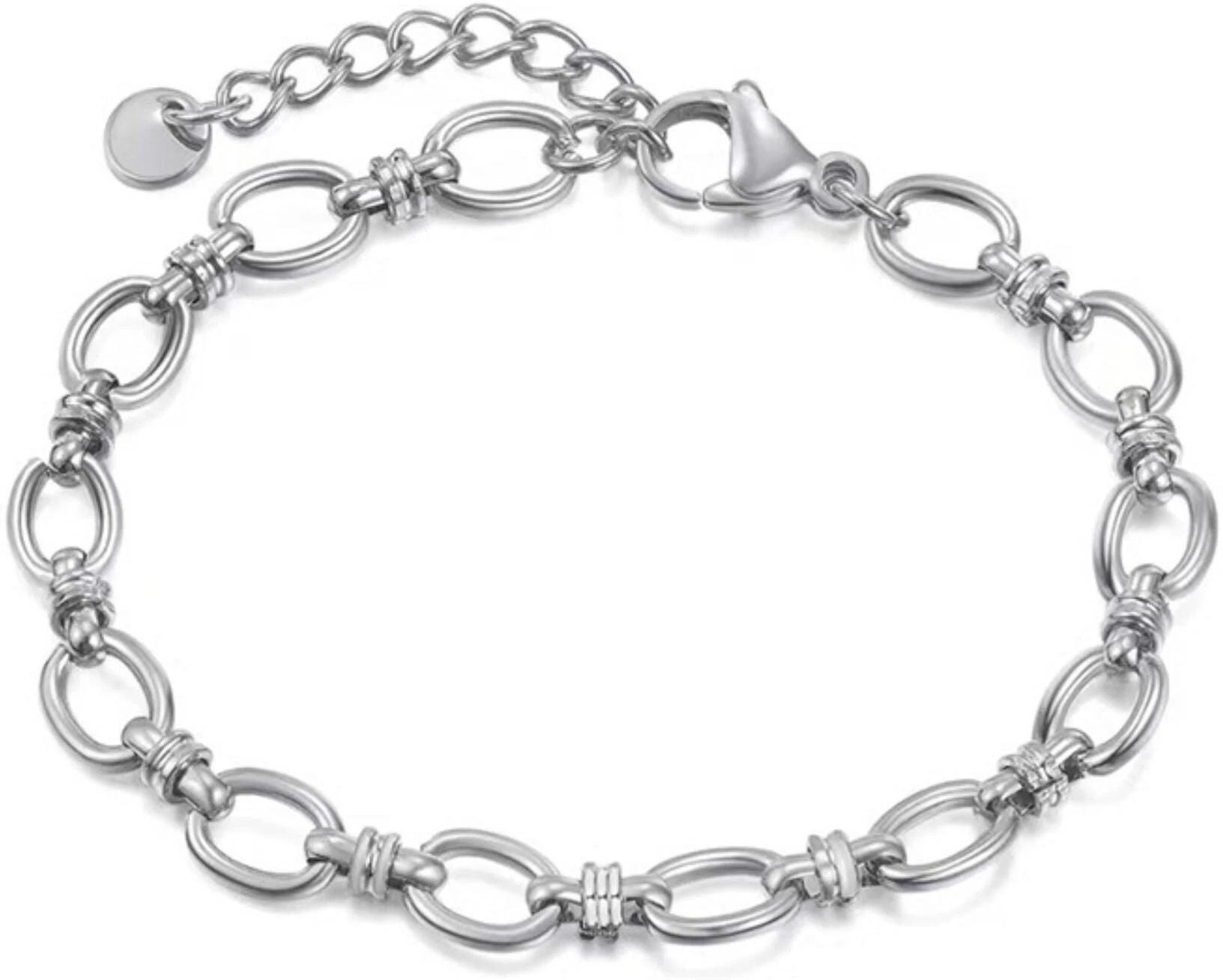 MYKI Stainless Steel Link Bracelet | Anti-Tarnish(MKBRAD731-SSYI)