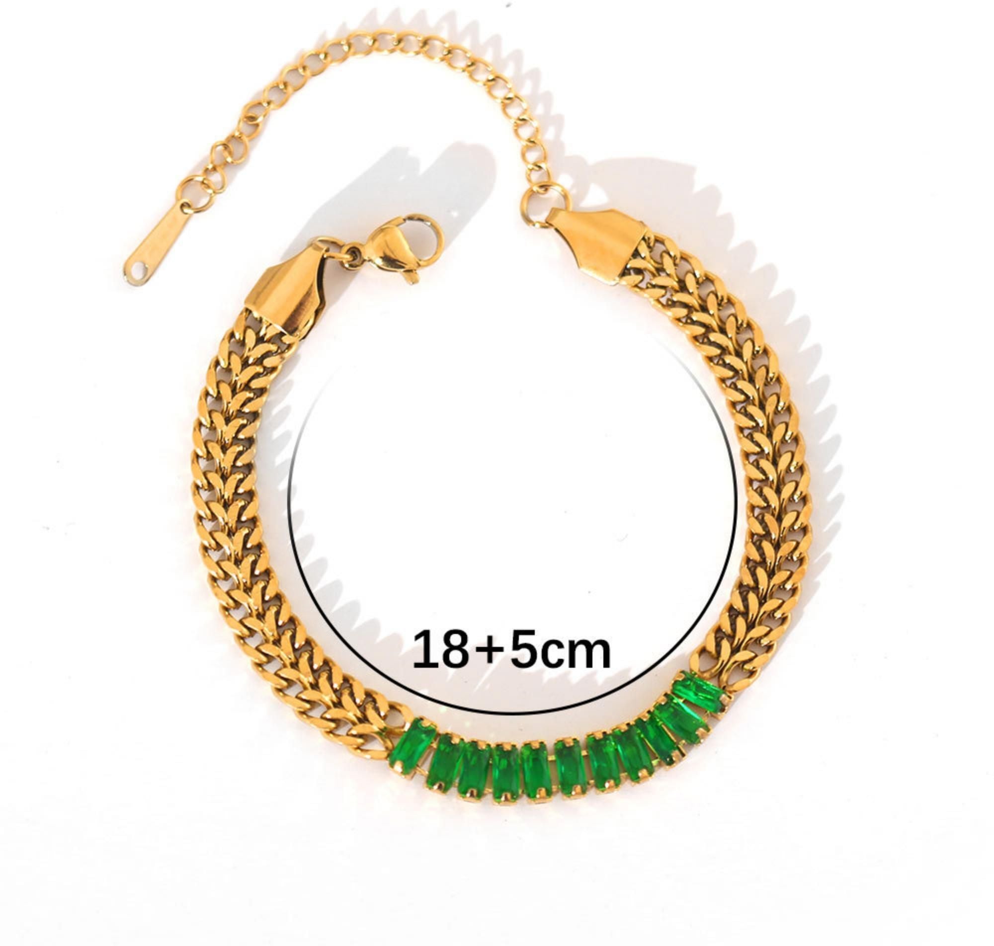 MYKI Gold Plated Bracelet | Anti-Tarnish Adjustable Design(MKBRAD756G-SSYI)