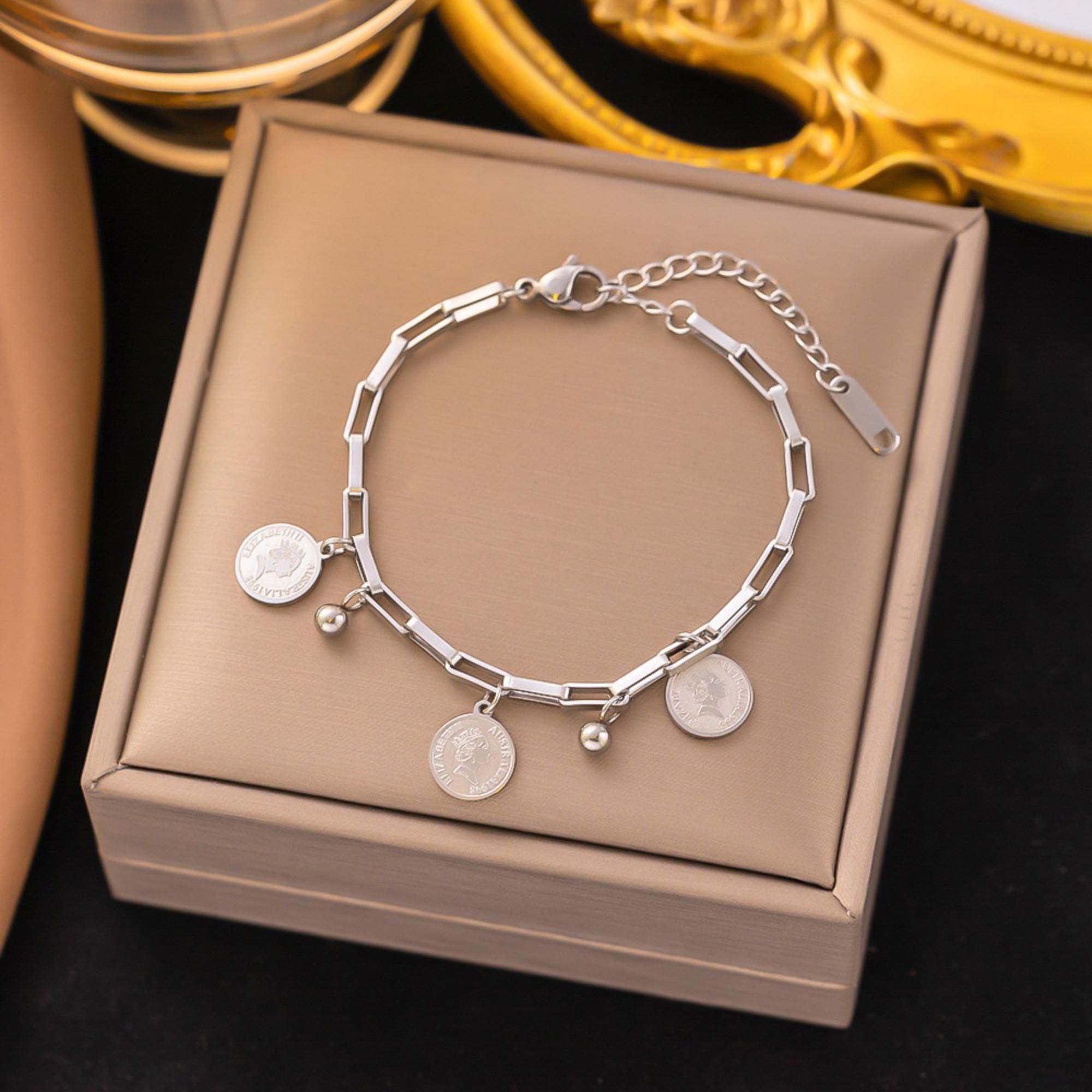 MYKI Silver Plated Bracelet | Anti-Tarnish Adjustable Design(MKBRAD757S-SSYI)