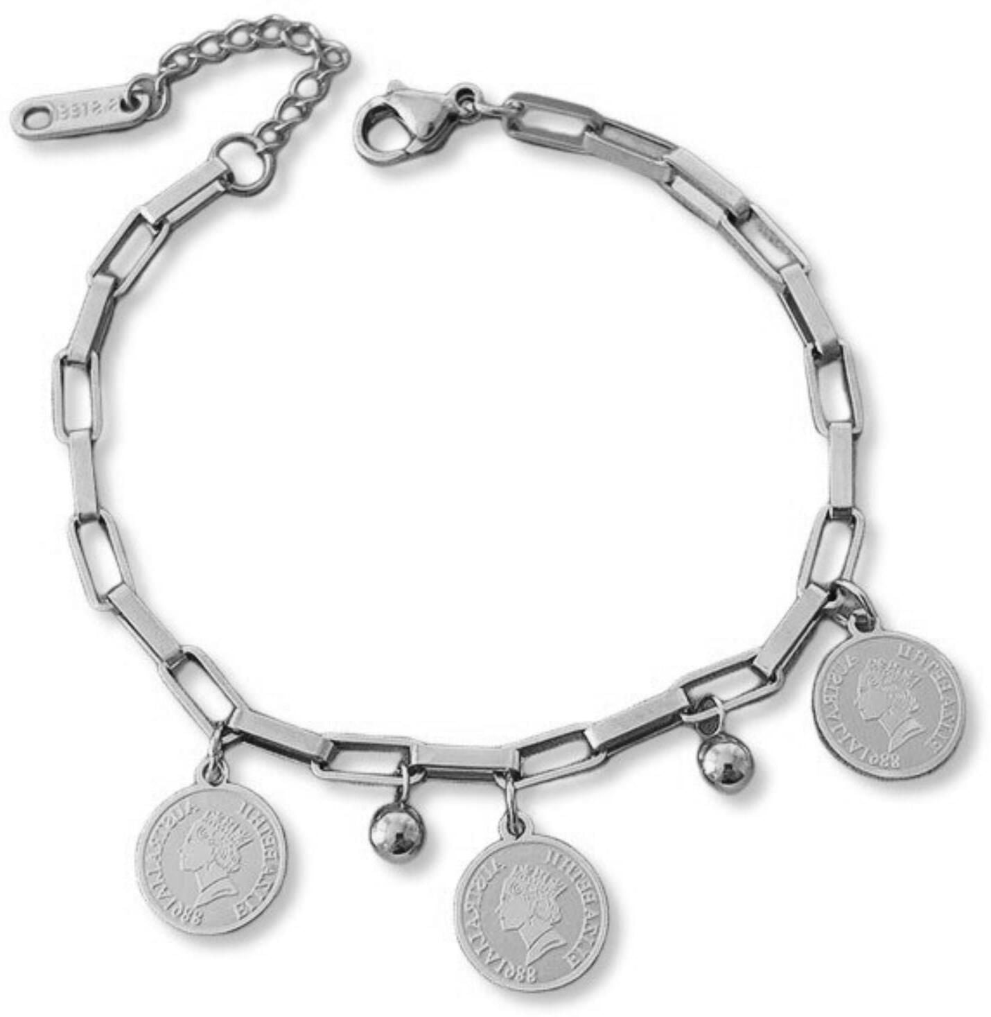 MYKI Silver Plated Bracelet | Anti-Tarnish Adjustable Design(MKBRAD757S-SSYI)