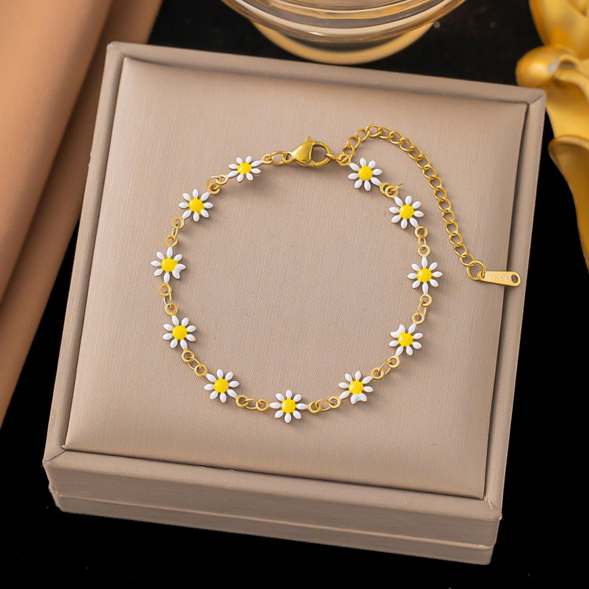 MYKI Gold Plated Bracelet | Anti-Tarnish Adjustable Design(MKBRAD759G-SSYI)