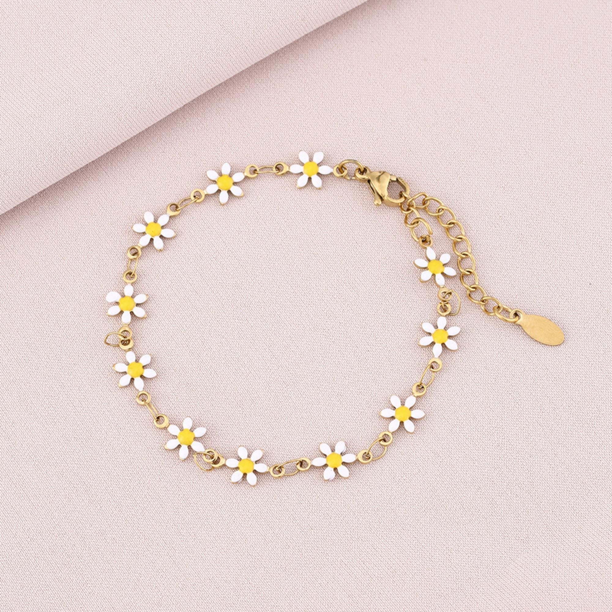 MYKI Gold Plated Bracelet | Anti-Tarnish Adjustable Design(MKBRAD759G-SSYI)