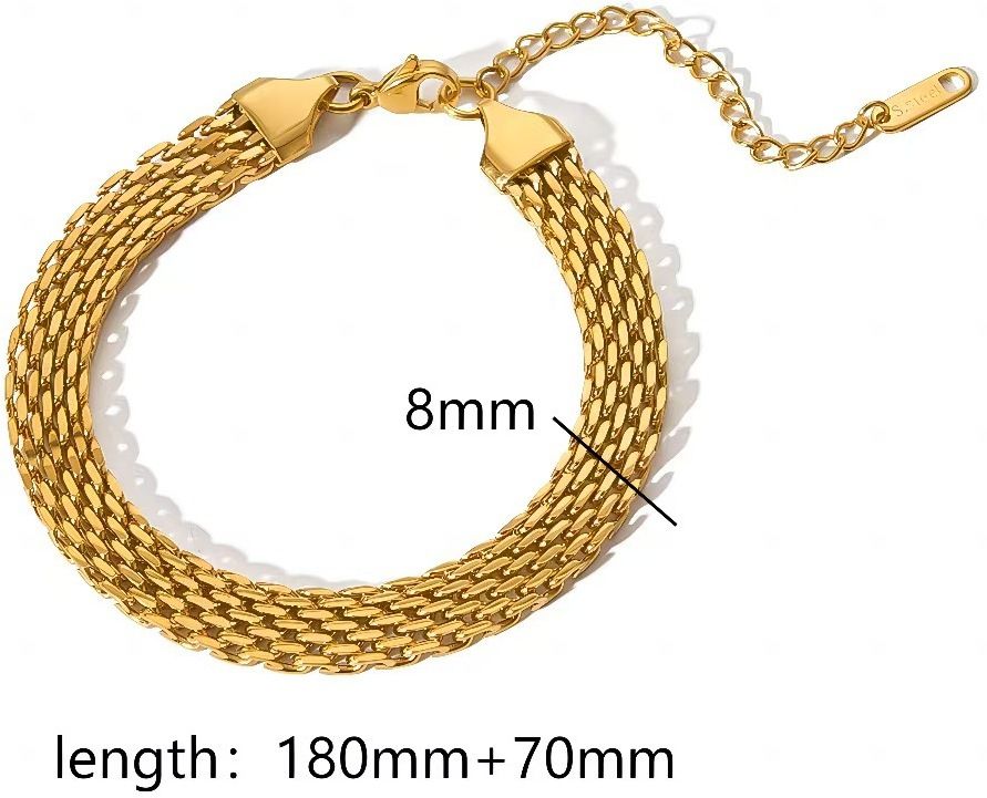 MYKI Gold Plated Bracelet with Elegant Design | MYKI(MKBRAD865G-SSYI)