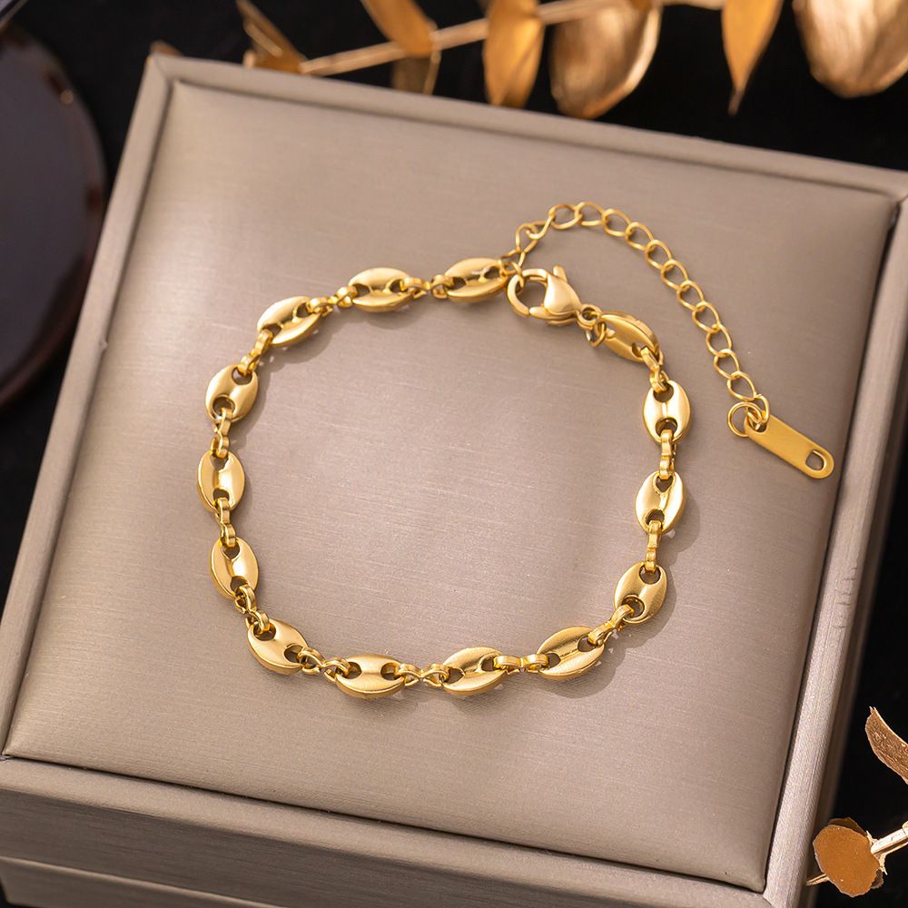 MYKI Gold Plated Bracelet with Elegant Design | MYKI(MKBRAD866G-SSYI)