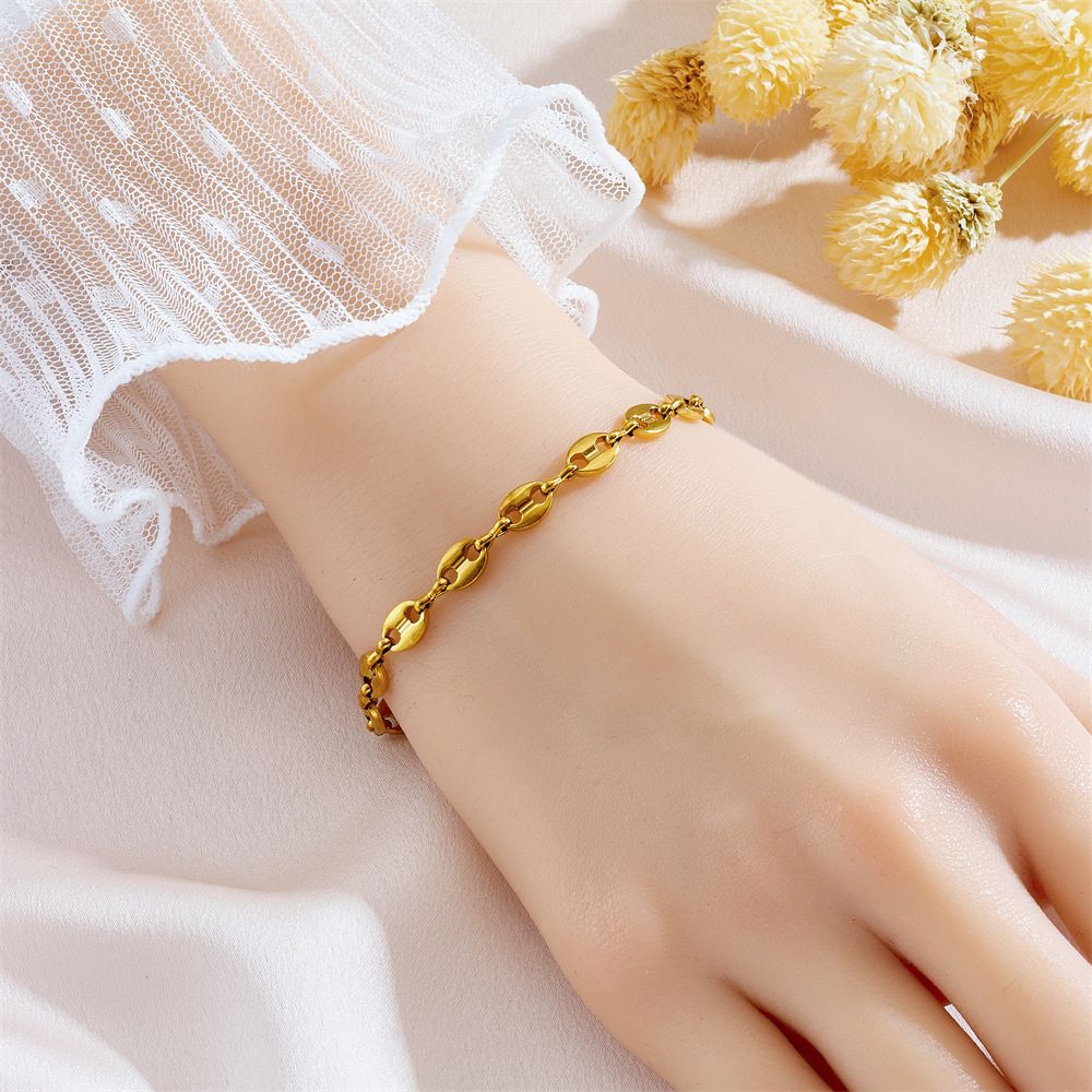 MYKI Gold Plated Bracelet with Elegant Design | MYKI(MKBRAD866G-SSYI)