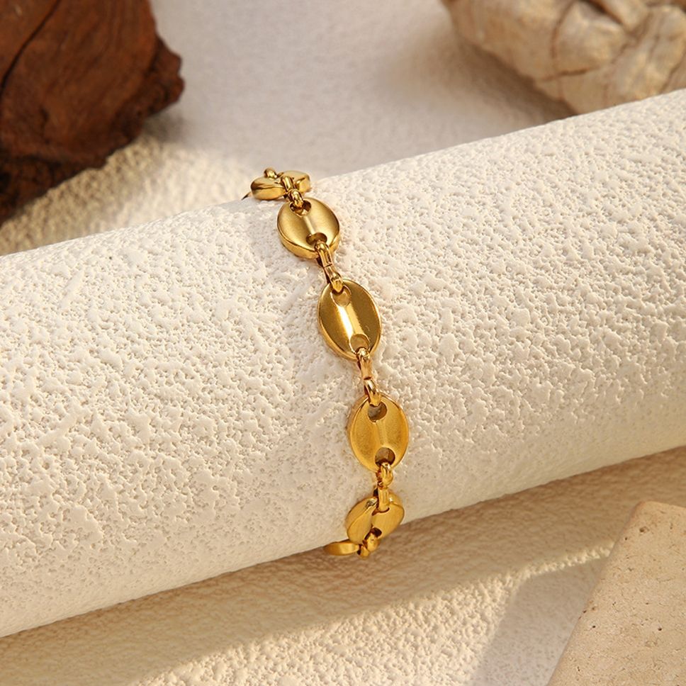 MYKI Gold Plated Bracelet with Elegant Design | MYKI(MKBRAD866G-SSYI)