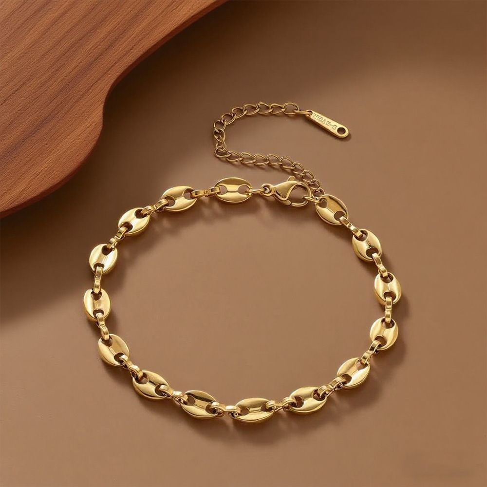 MYKI Gold Plated Bracelet with Elegant Design | MYKI(MKBRAD866G-SSYI)