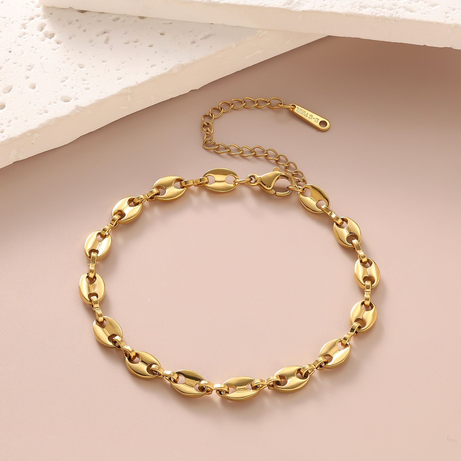 MYKI Gold Plated Bracelet with Elegant Design | MYKI(MKBRAD866G-SSYI)