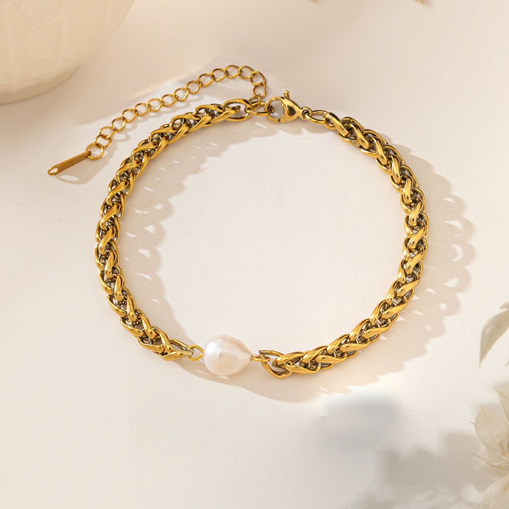 MYKI Gold Plated Bracelet with Elegant Design | MYKI(MKBRAD869G-SSYI)