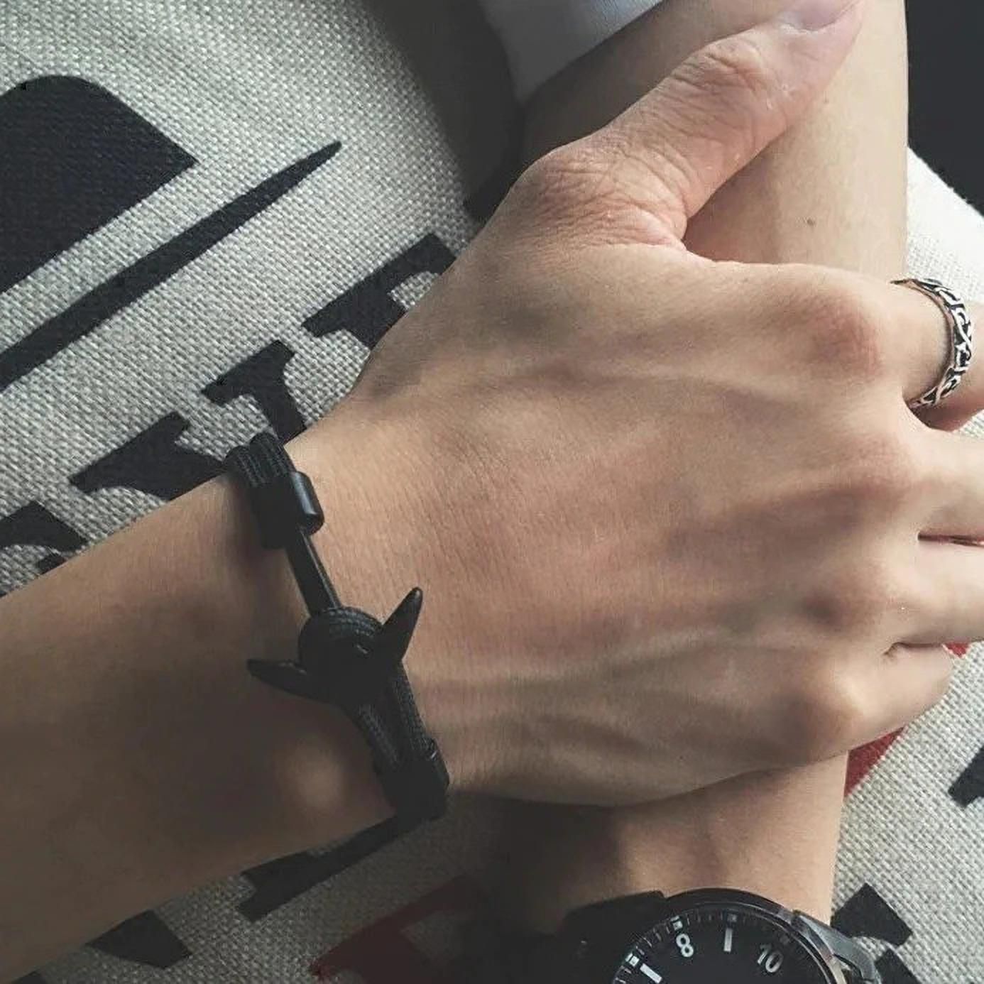 MYKI Stylish Anchor Bracelet (MKMBR123-TWIN)