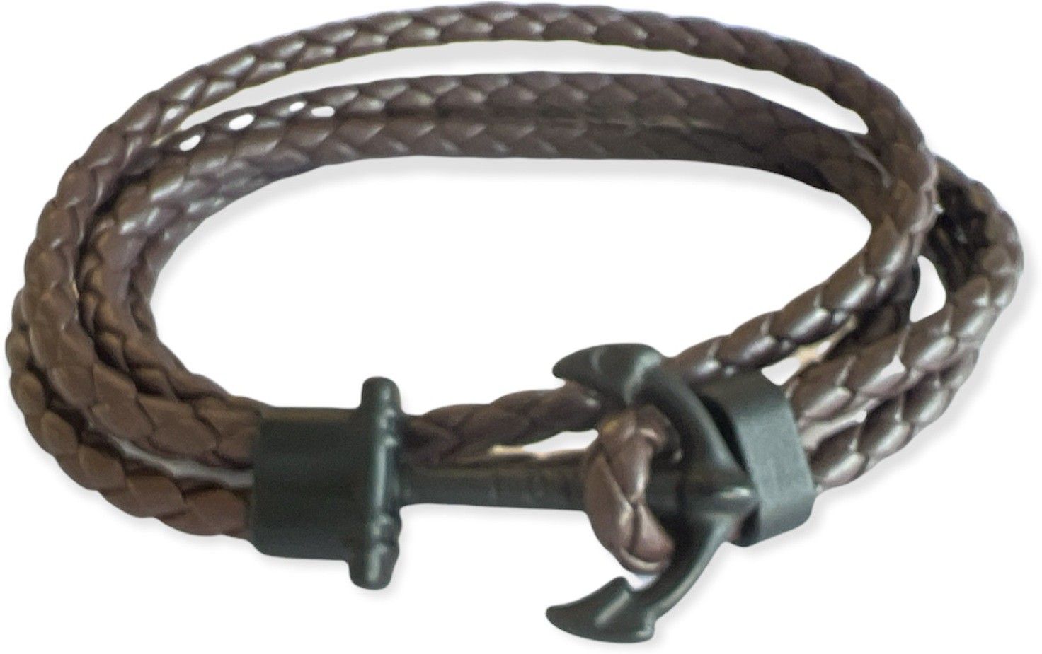MYKI Stylish Anchor Bracelet (BLACK) (MKMBR139BR)