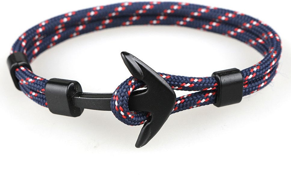 MYKI Stylish Anchor Bracelet (MKMBR166-MULTICOLOR)