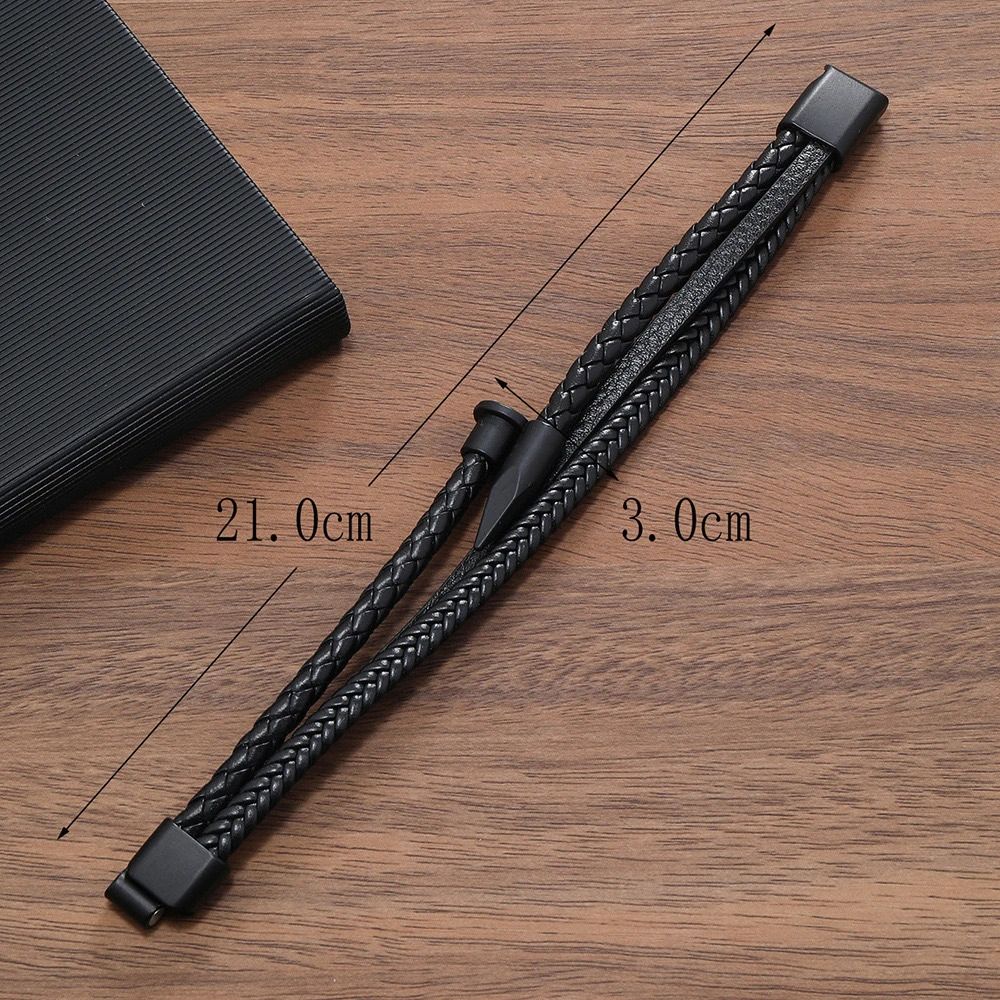 MYKI TRENDING BLACK NAIL BRACELET (MKMBR167BL)