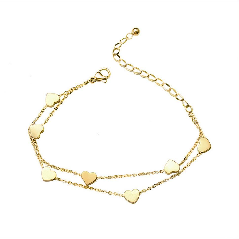 MYKI Eternal heart Charm Bracelet (MKBRAD372G)