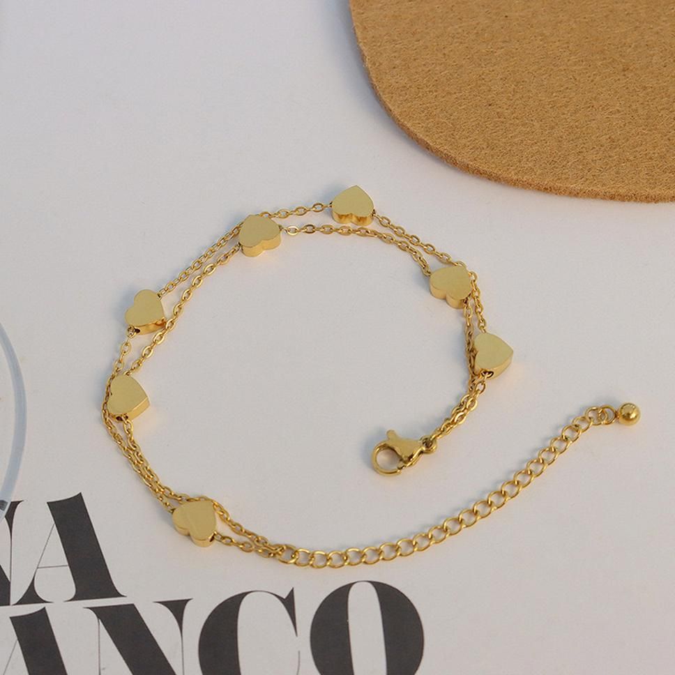 MYKI Eternal heart Charm Bracelet (MKBRAD372G)